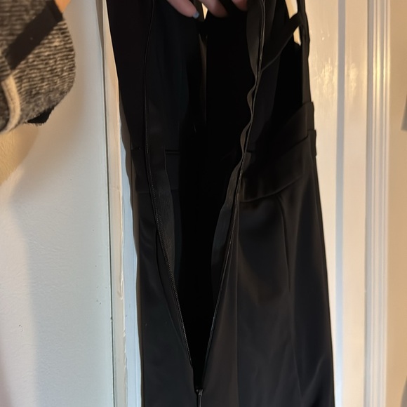 Plunging V Black Jumpsuit XL - Picture 4 of 4